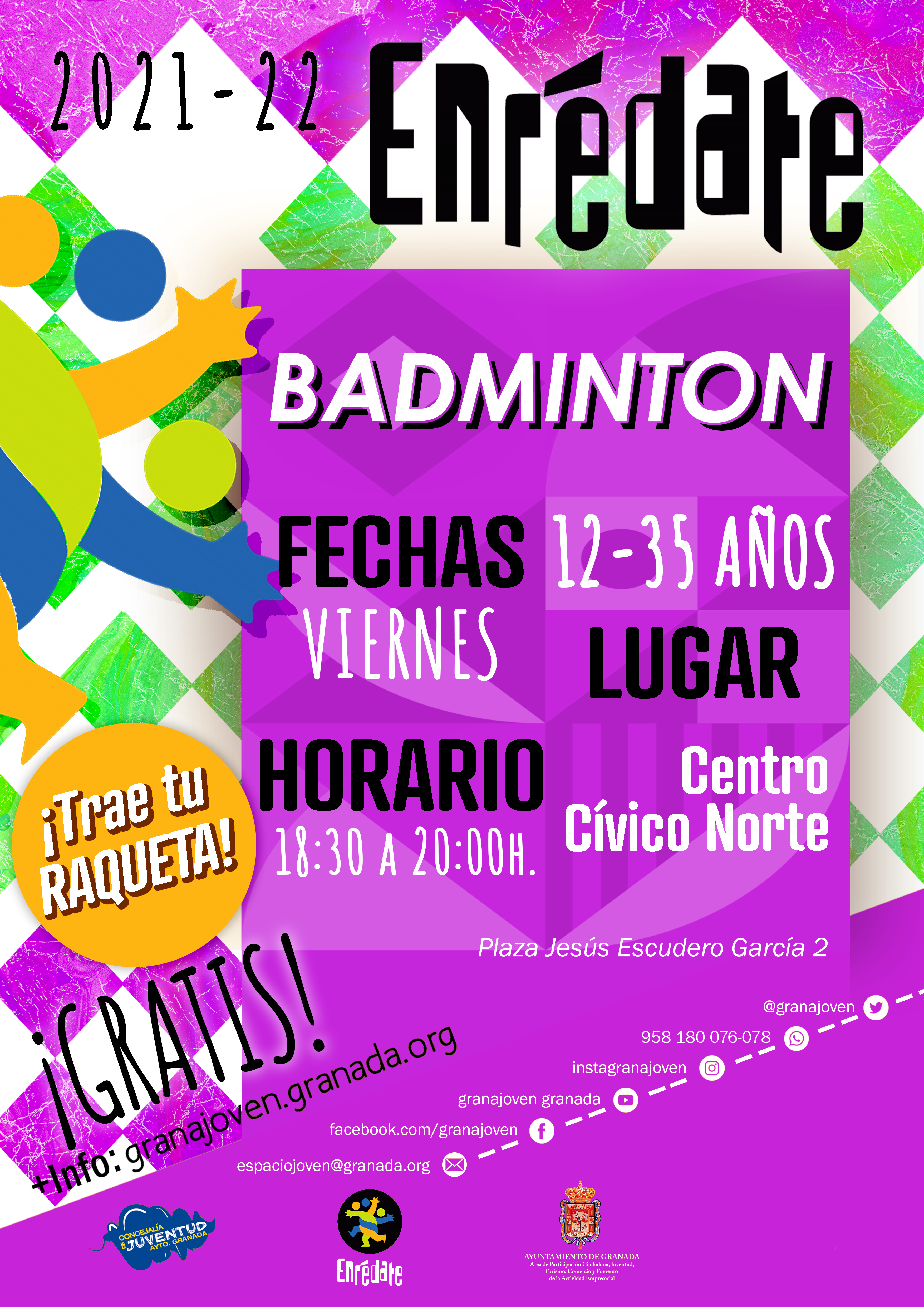 Enredate. BADMINTON